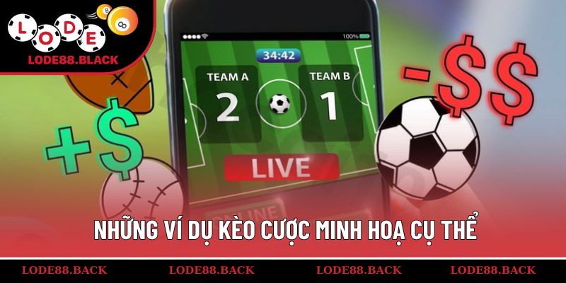 Những ví dụ kèo cược minh hoạ cụ thể