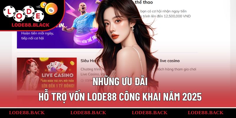 Những ưu đãi hoàn vốn hấp dẫn đến từ Lode88